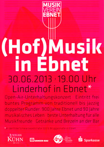 (Hof)Musik in Ebnet 2013